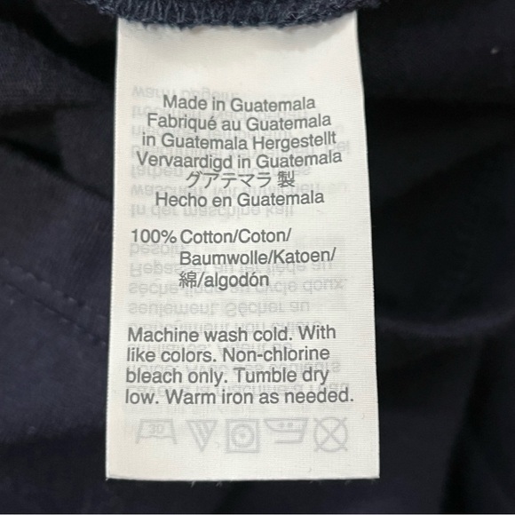 J. Crew Embroidered Bell Sleeve Top Blouse Shirt Womens Size Small Navy White - Picture 7 of 9